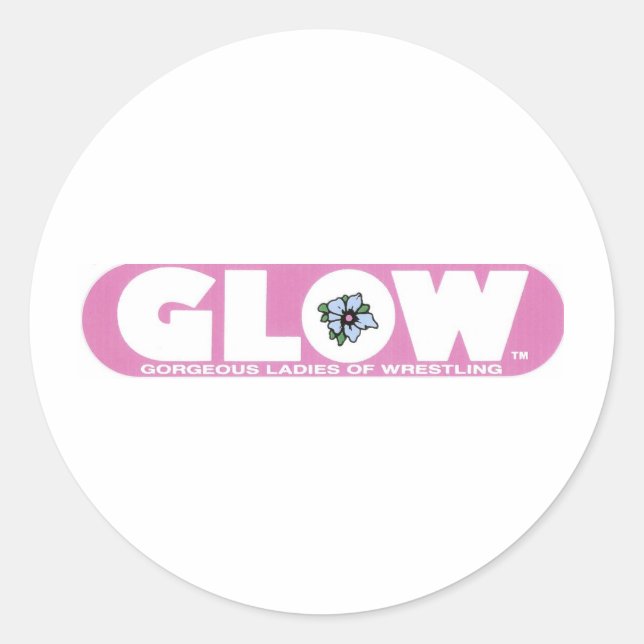 GLOW Sticker Pink Logo (Front)