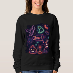 Glow up ExDesigner Halloween Sweatshirt