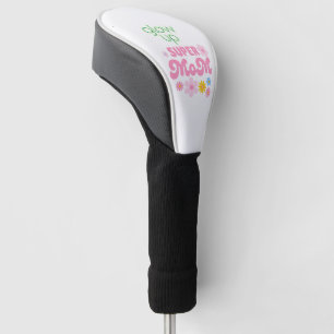 Glow Up Super Mum Golf head Cute Golf Head Covers