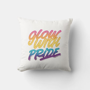Glow with pride cushion