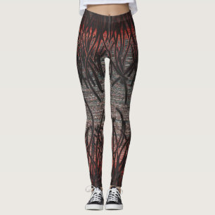 Glow with the flow (in red) leggings
