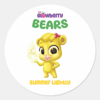 Glowberry Bears Summer Lightly Sticker