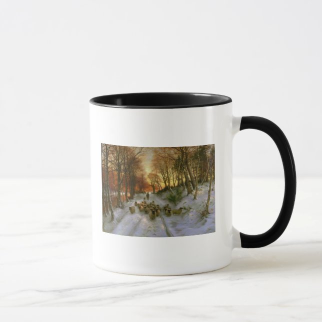 Glowed with Tints of Evening Hours Mug (Right)