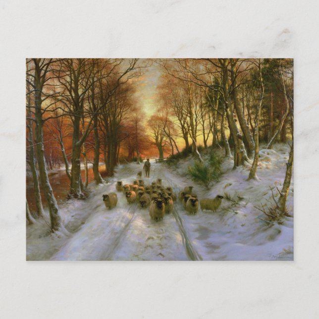 Glowed with Tints of Evening Hours Postcard (Front)