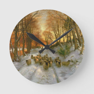 Glowed with Tints of Evening Hours Round Clock