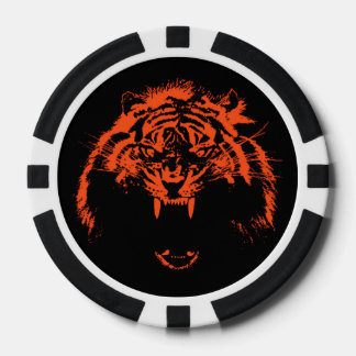 Glowees Tiger Poker Chips