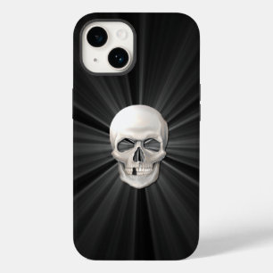 Glowing 3D Skull Case-Mate iPhone 14 Case