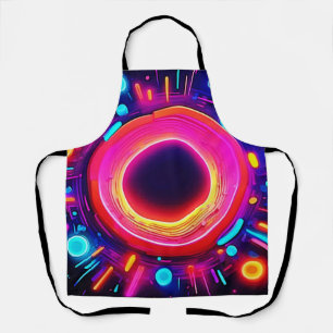 Glowing Abstract Design Apron