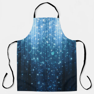 Glowing Abstract: Illuminated Background Art. Apron