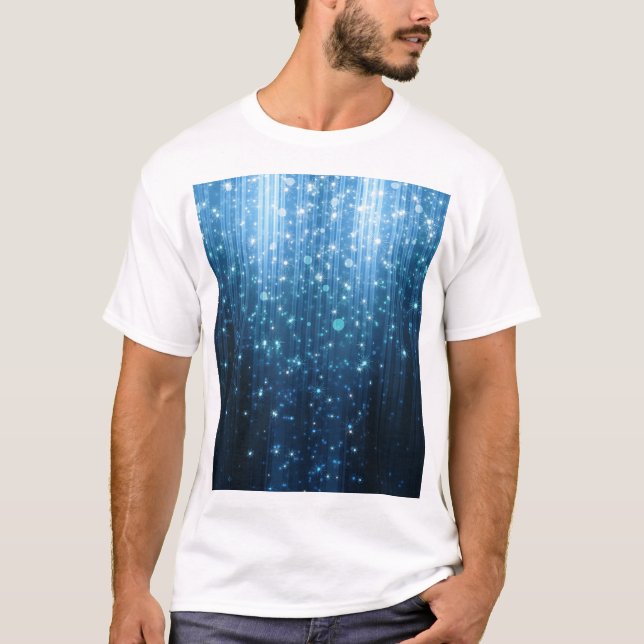 Glowing Abstract: Illuminated Background Art. T-Shirt (Front)