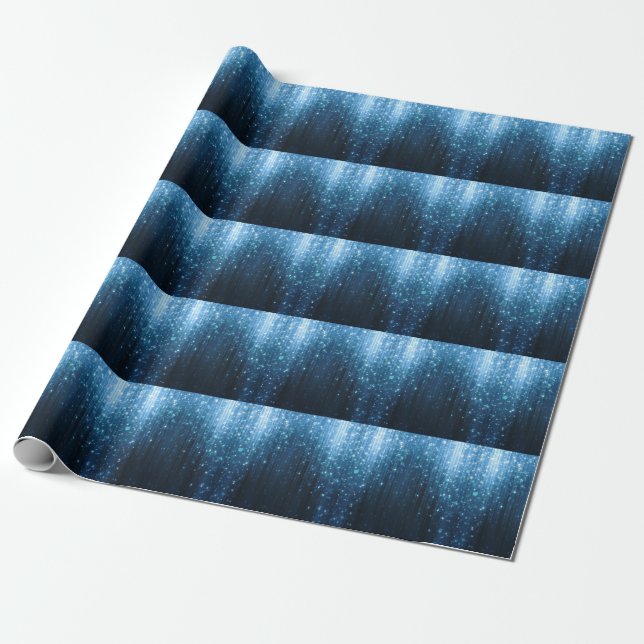 Glowing Abstract: Illuminated Background Art. Wrapping Paper (Unrolled)