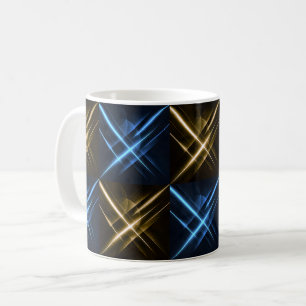 Glowing Abstract Lines Coffee Mug