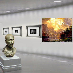 Glowing 'Among The Sierra Nevada' Poster