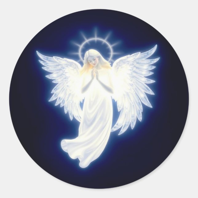 Glowing Angel Sticker (Front)