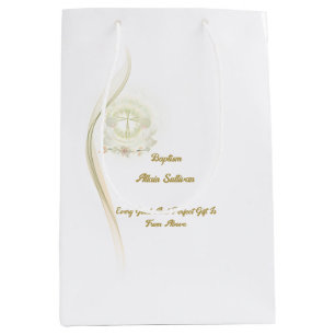 Glowing angels baptism medium gift bags