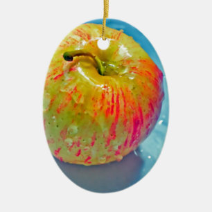 Glowing Apple Ceramic Tree Decoration