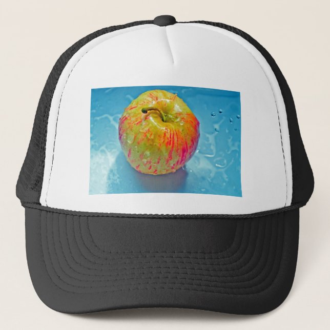 Glowing Apple Trucker Hat (Front)