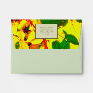 'Glowing Autumn Leaves' Envelopes