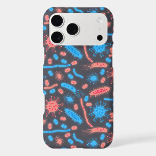 Glowing Bacteria Microorganism pink blue