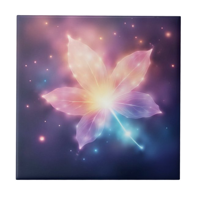 Glowing Beauty Ceramic Tile (Front)