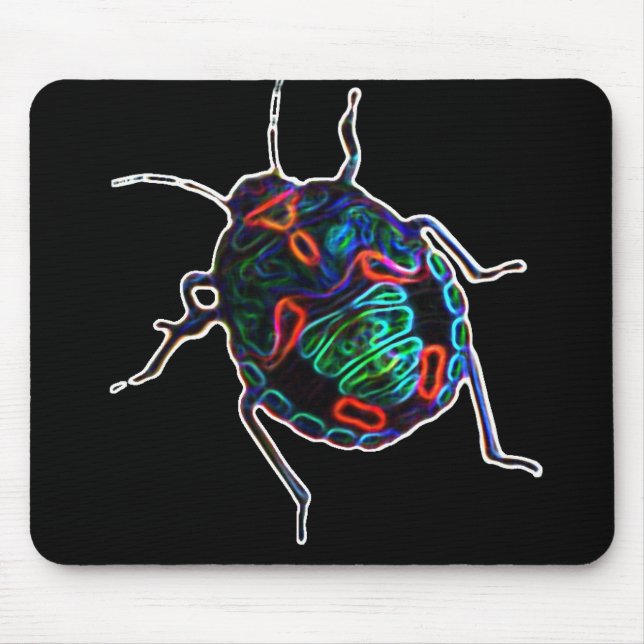 Glowing Beetle - mousepad (Front)