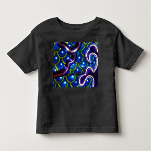Glowing Blue Scales  Toddler T-Shirt