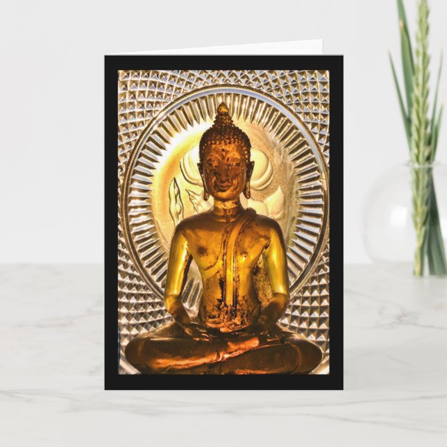 Glowing Buddha Card (Front)