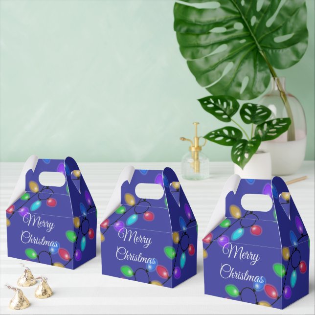 Glowing Christmas Lights  Favour Box (Multiple)