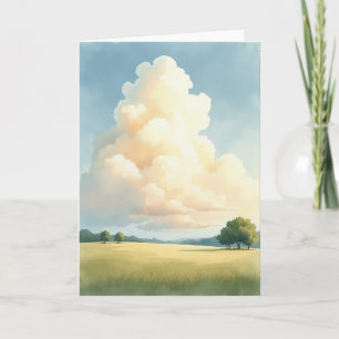 Glowing Cloud Fathers Day Card