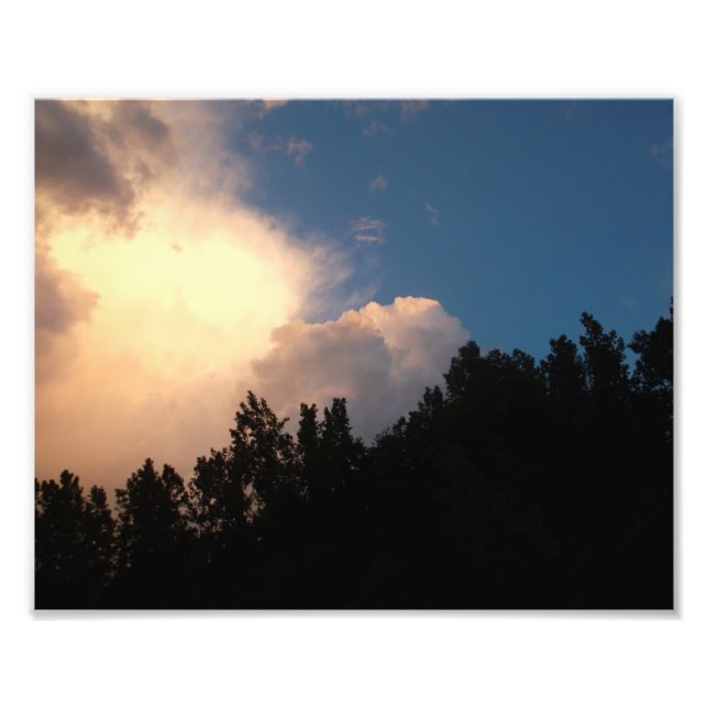 Glowing Cloud Photo Print (Front)