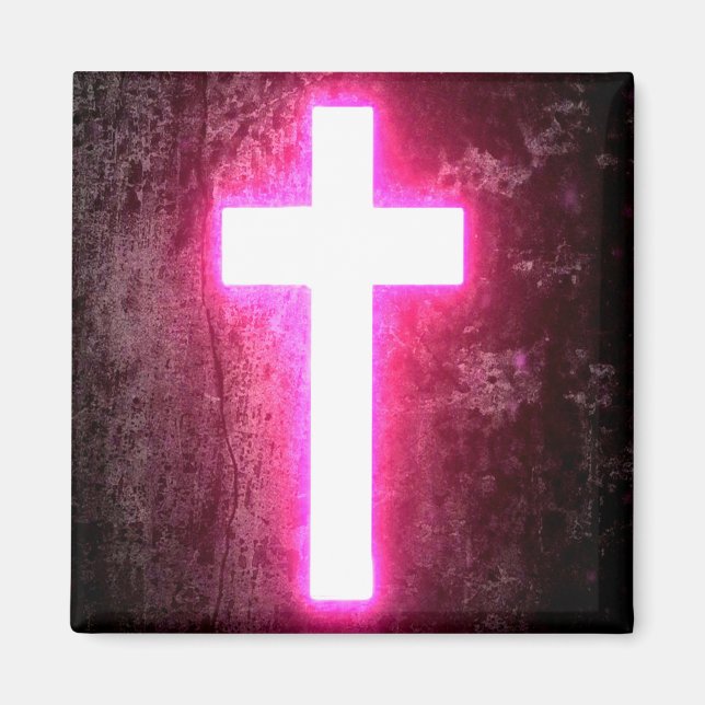 Glowing Cross magnet (Front)