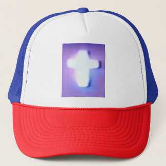 GLOWING CROSS TRUCKER HAT