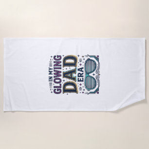 Glowing Dad Era Retro Neon Sunglasses Shirt_1 Beach Towel