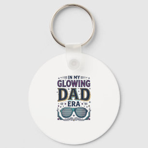 Glowing Dad Era Retro Neon Sunglasses Shirt_1 Key Ring