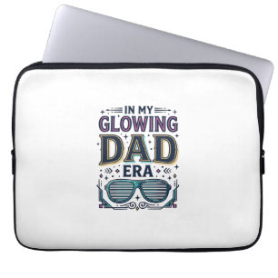 Glowing Dad Era Retro Neon Sunglasses Shirt_1 Laptop Sleeve