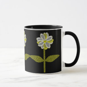 Glowing Daisy Flower Mug