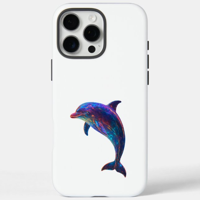 Glowing Dolphin Art  Case-Mate iPhone Case (Back)