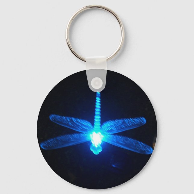 Glowing Dragonfly Key Ring (Front)