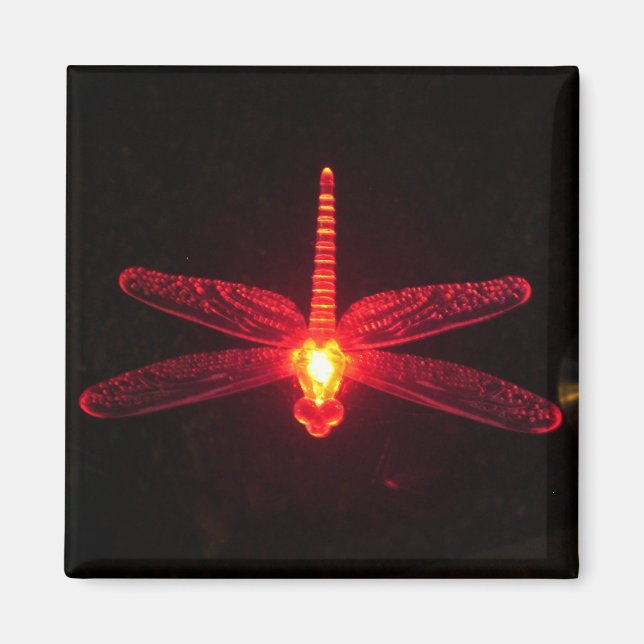 Glowing Dragonfly Magnet (Front)