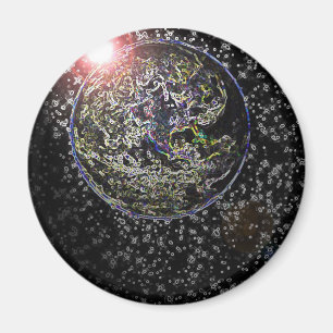 glowing earth magnet