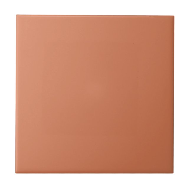 Glowing Ember Orange Square Kitchen and Bathroom Ceramic Tile (Front)