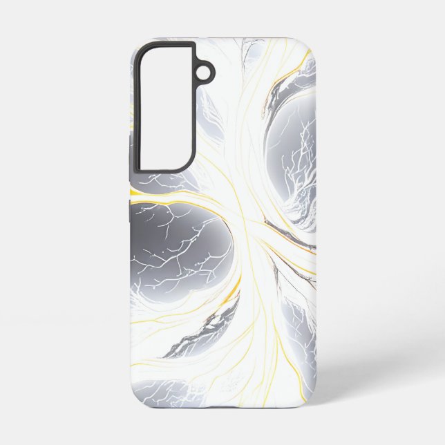 Glowing Energy Tree Abstract Phone Case (Back)
