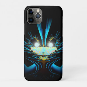 Glowing Eyes Luminous Blue Creature  iPhone 11 Pro Case