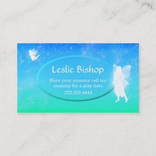 Glowing Fairies Play Date Card