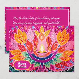 Glowing Festivities: A Diwali Celebration card