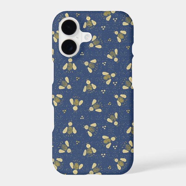 Glowing Firefly Navy Blue Yellow (Back)
