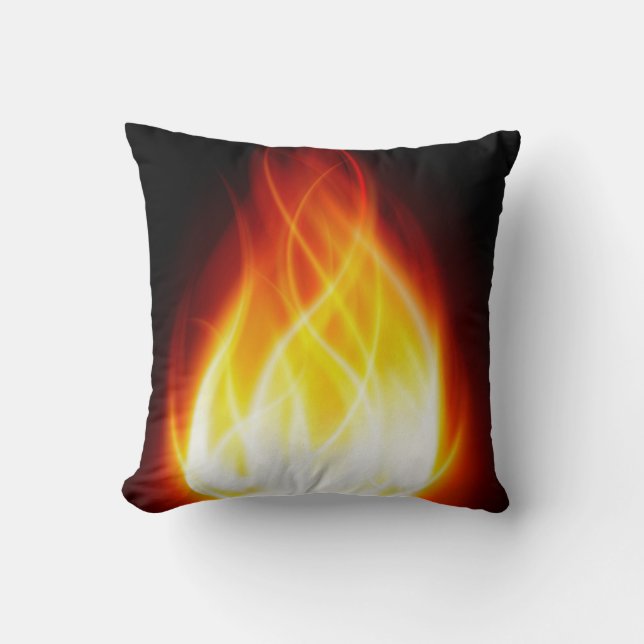 Glowing Flames iPhone / iPad case Cushion (Front)