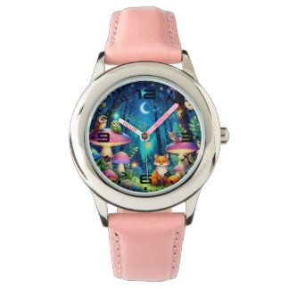 Glowing Forest Pink Watch