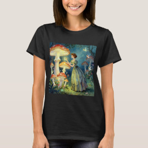 Glowing giant mushroom garden T-Shirt