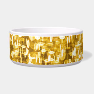 Glowing Gold Sequins, DIY Image or Art Bowl